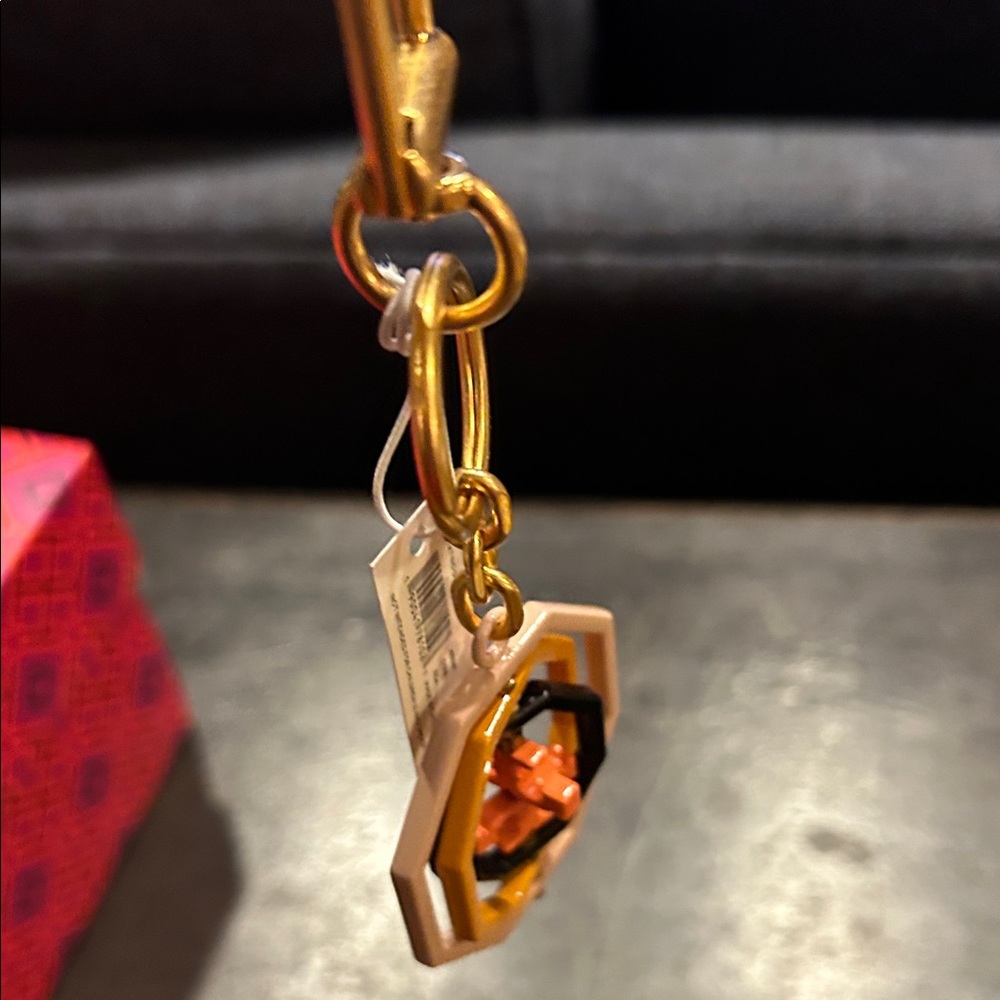 Tory Burch Gold and Pink Keychain - Picture 4 of 5